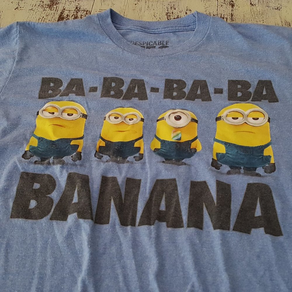 Despicable Me 2 Powder Blue Minions Banana
